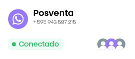 Línea de WhatsApp de Posventa conectada